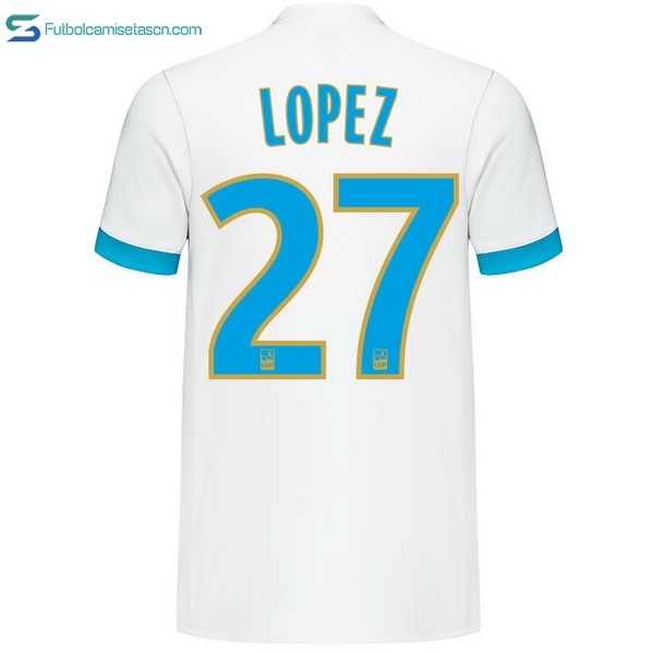 Camiseta Marsella 1ª Lopez 2017/18